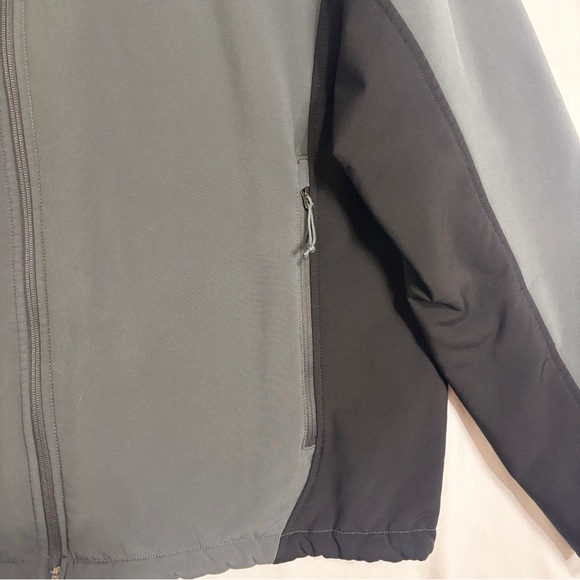 North Face Men's Apex Chrome Thermal Jacket Full Zip Softshell Grey Black Sz XXL - Picture 5 of 16